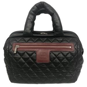 Chanel Coco Cocoon Tote Bag Leather Black